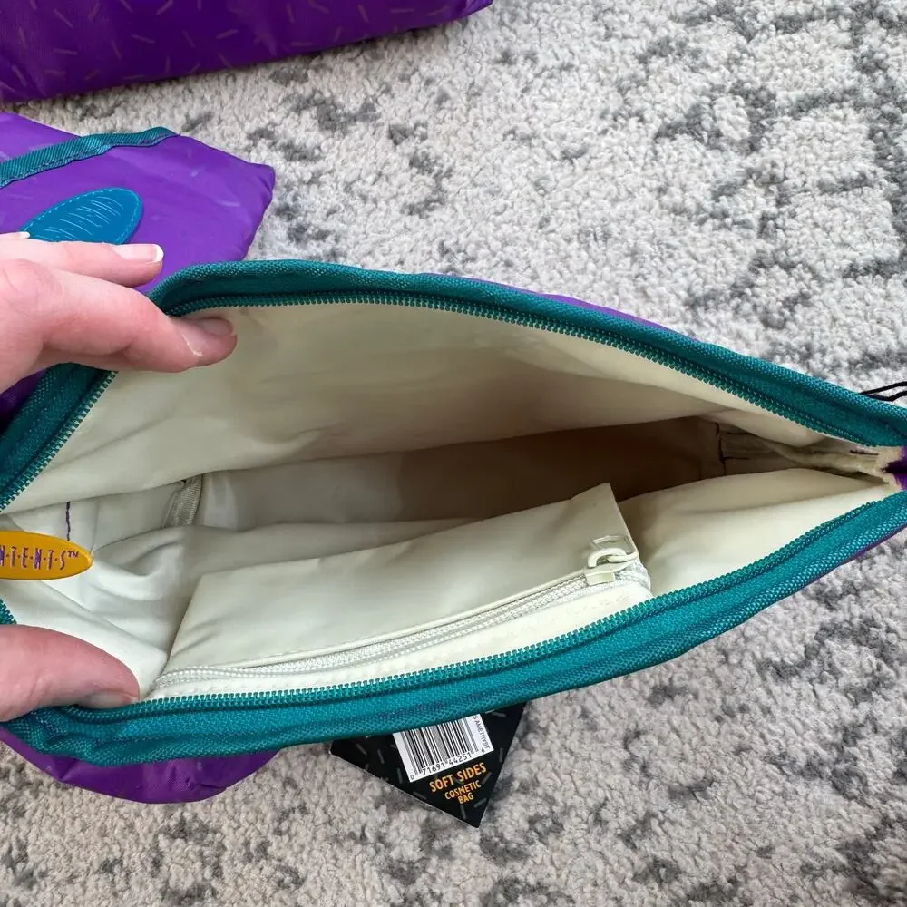 Vtg 1993 NWT Rubbermaid 5 piece cosmetic bag set